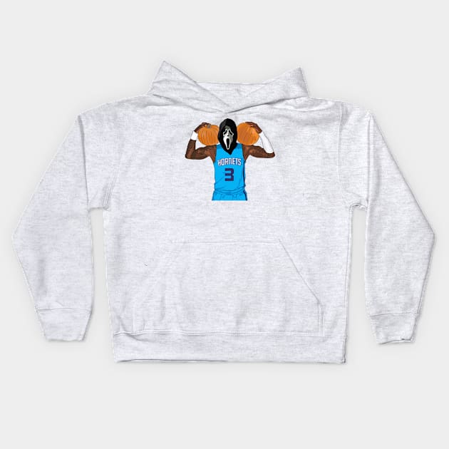 Scary Terry Rozier | Charlotte Hornets Kids Hoodie by ActualFactual